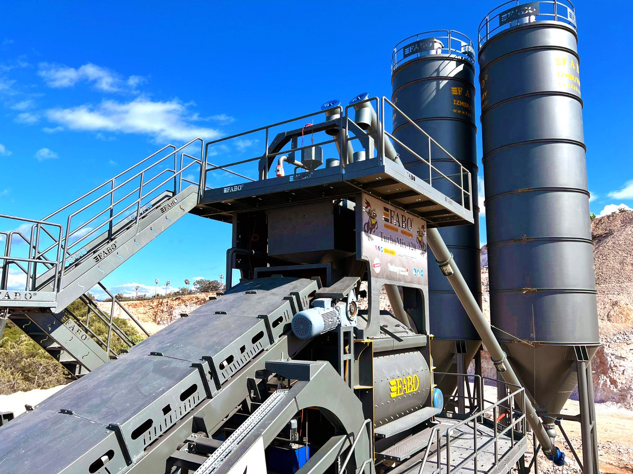 FABO mobile concrete batching plant - Бетонний завод: фото 5 FABO mobile concrete batching plant - Бетонний завод: фото 5