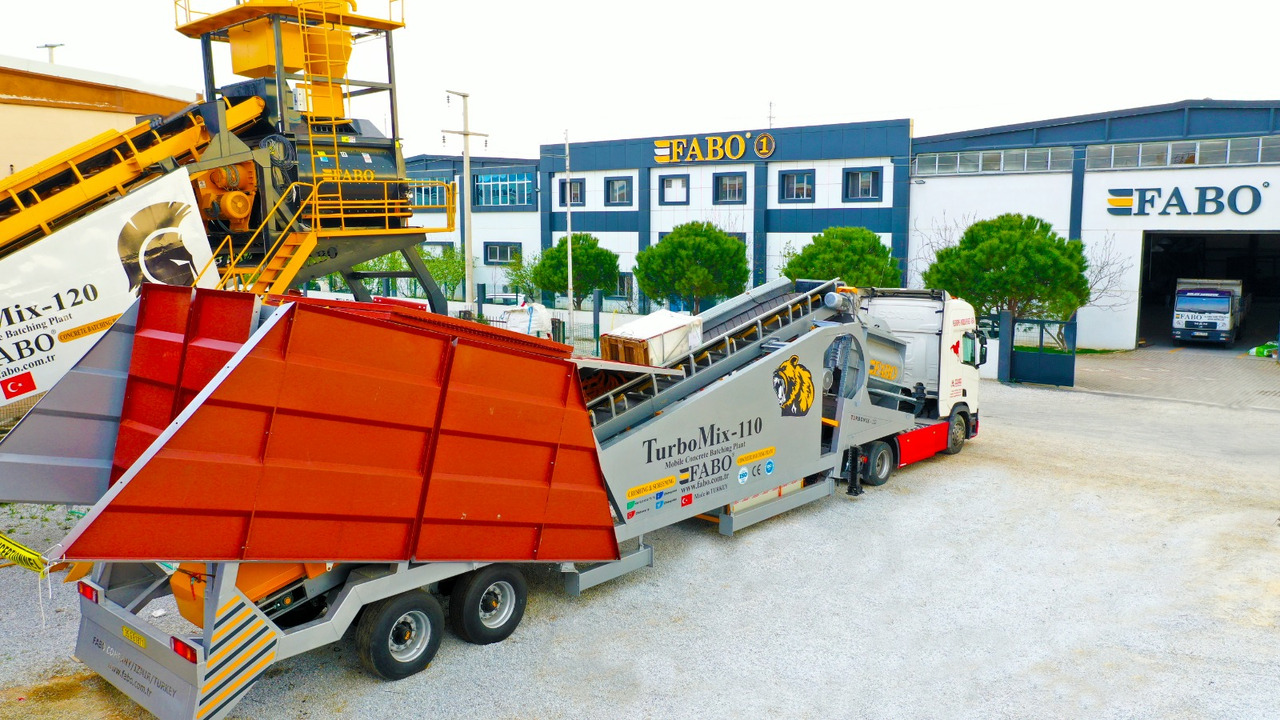 FABO mobile concrete batching plant - Бетонний завод: фото 1 FABO mobile concrete batching plant - Бетонний завод: фото 1