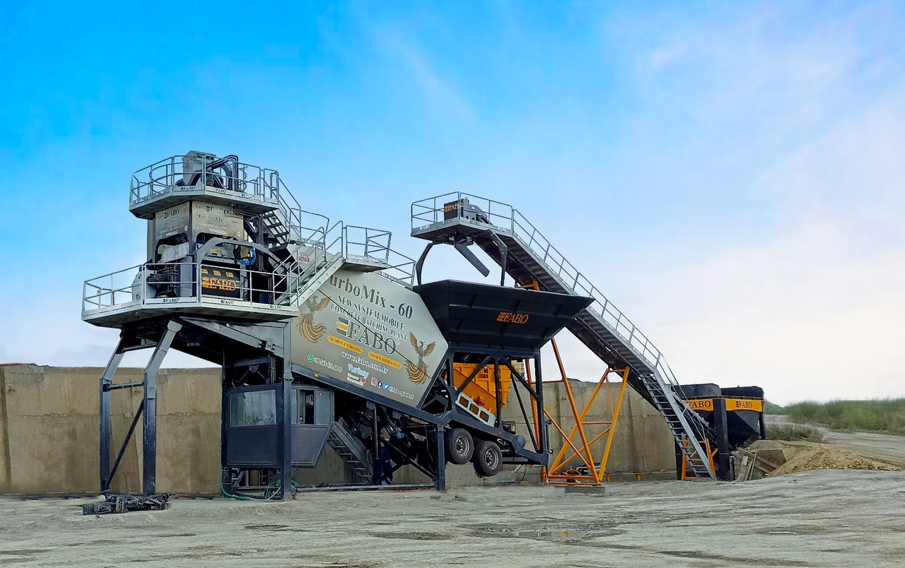 FABO mobile concrete batching plant - Бетонний завод: фото 1 FABO mobile concrete batching plant - Бетонний завод: фото 1