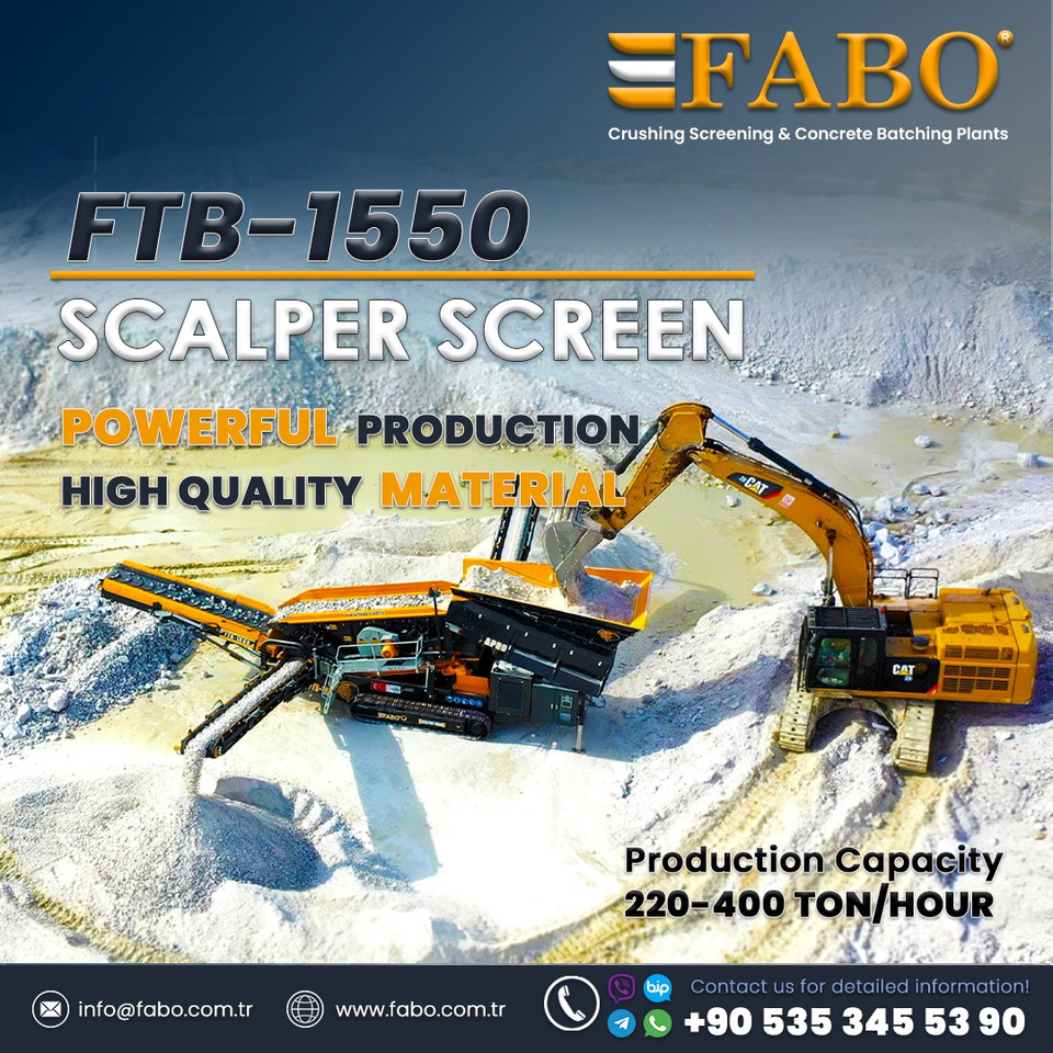 FABO mobile screen-mobile screening - Грохот: фото 1 FABO mobile screen-mobile screening - Грохот: фото 1