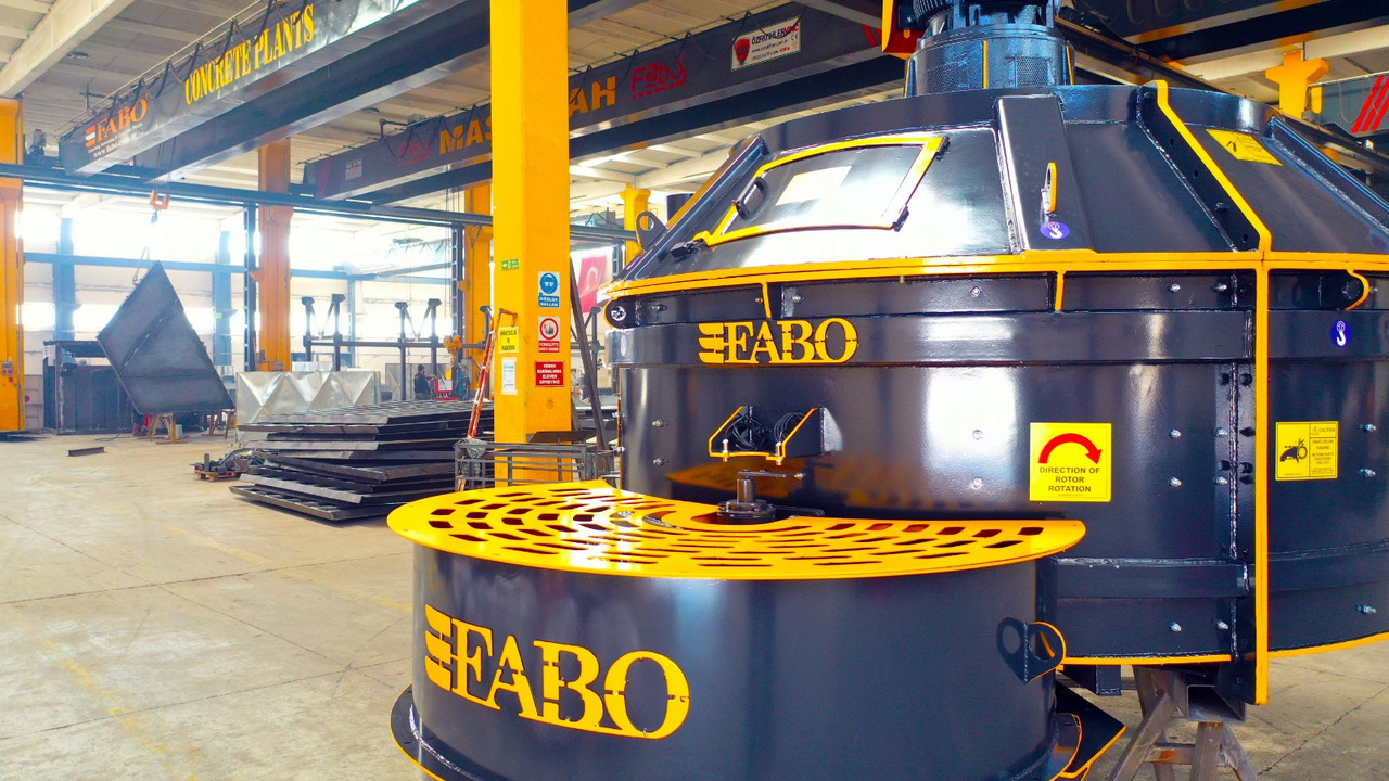 FABO twin shaft mixer - Бетономішалкa: фото 1 FABO twin shaft mixer - Бетономішалкa: фото 1