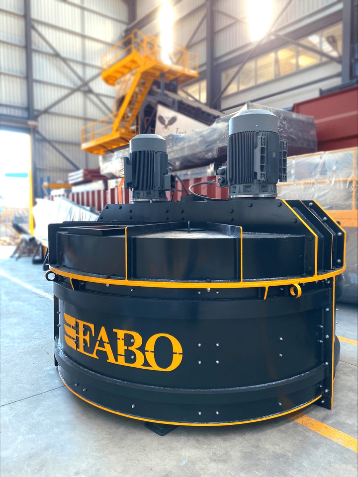 Новий Бетономішалкa FABO twin shaft mixer: фото 9