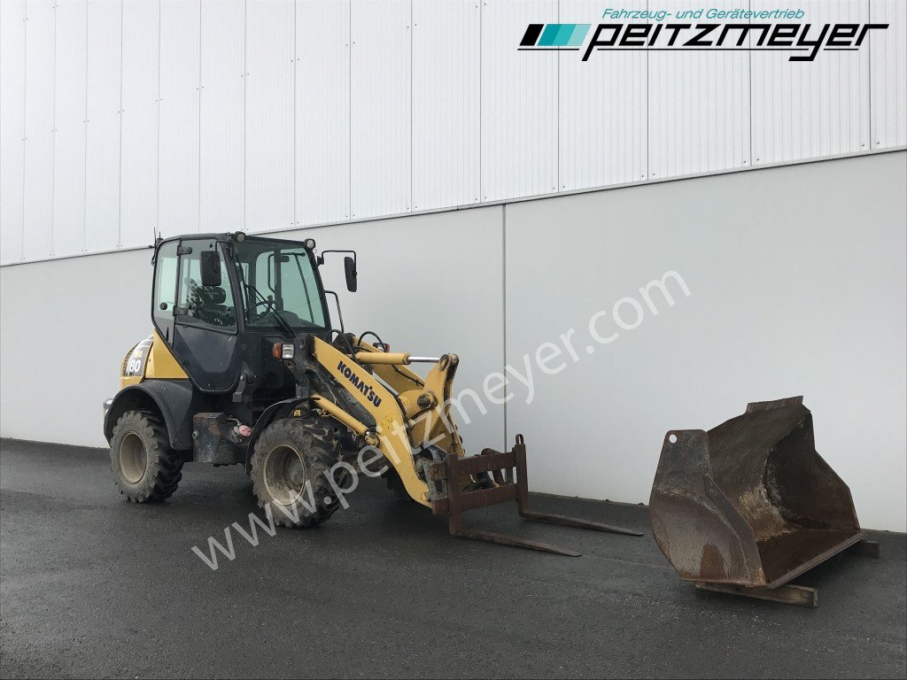 Komatsu RADLADER WA 80-6 Palettengabel und Standardschaufel - Колісний навантажувач: фото 2 Komatsu RADLADER WA 80-6 Palettengabel und Standardschaufel - Колісний навантажувач: фото 2