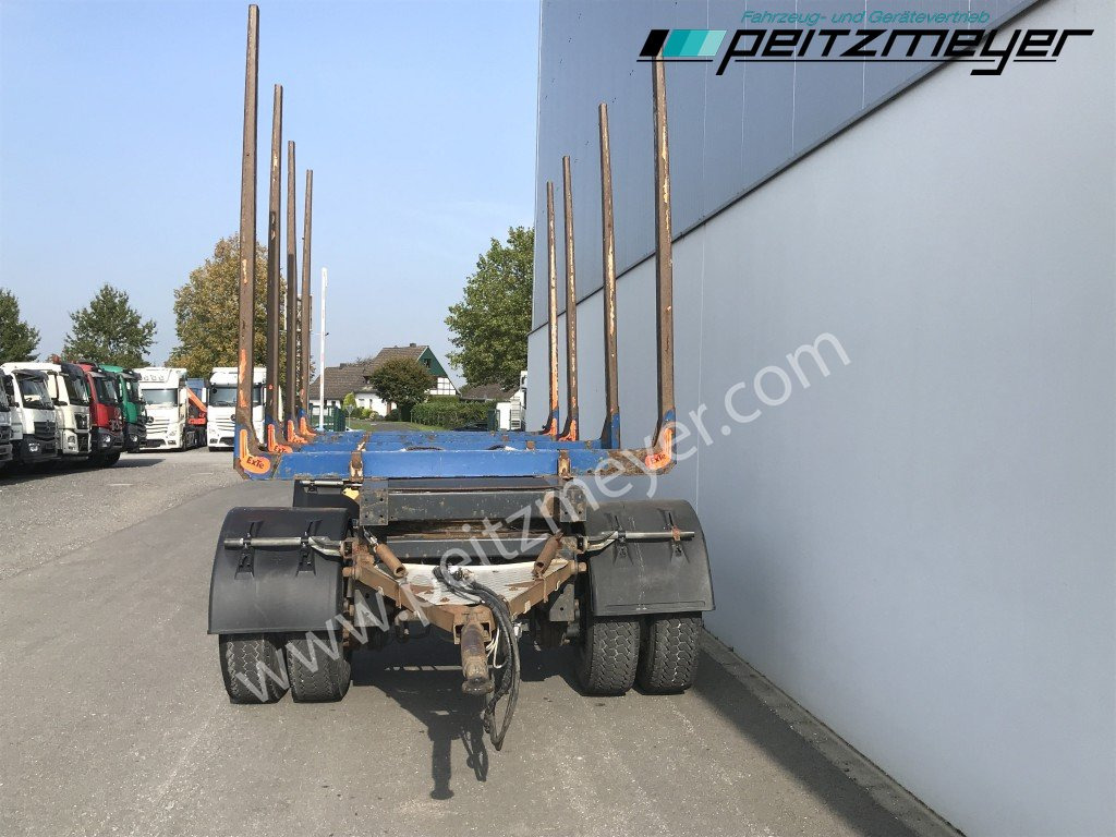 Krämer Kurzholzanhänger 20 t. Holzanhänger 4 Paar Exte Stahlrungen, Alcoa Alufelgen - Причіп лісовоз: фото 5 Krämer Kurzholzanhänger 20 t. Holzanhänger 4 Paar Exte Stahlrungen, Alcoa Alufelgen - Причіп лісовоз: фото 5