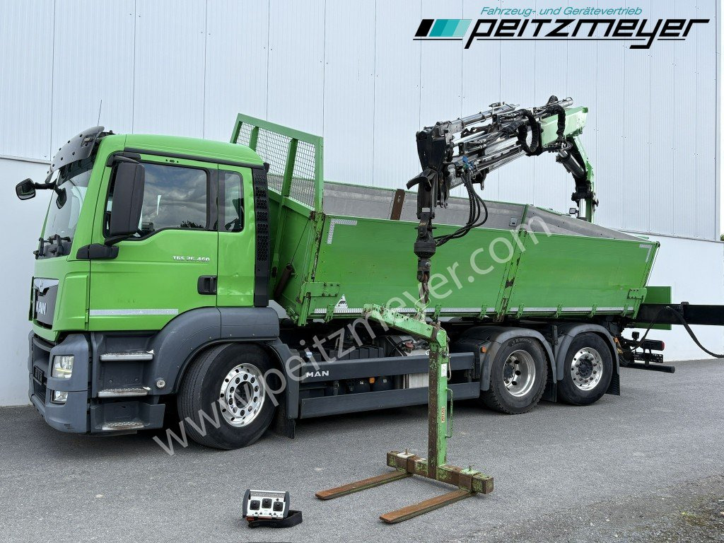 MAN TGS 26.460 FL 6x2 Kipper+Kran+Funk Lenkachse, 2-Seitenkipper, Atlas 172.3 - Самоскид вантажівка, Вантажівка з маніпулятором: фото 1 MAN TGS 26.460 FL 6x2 Kipper+Kran+Funk Lenkachse, 2-Seitenkipper, Atlas 172.3 - Самоскид вантажівка, Вантажівка з маніпулятором: фото 1