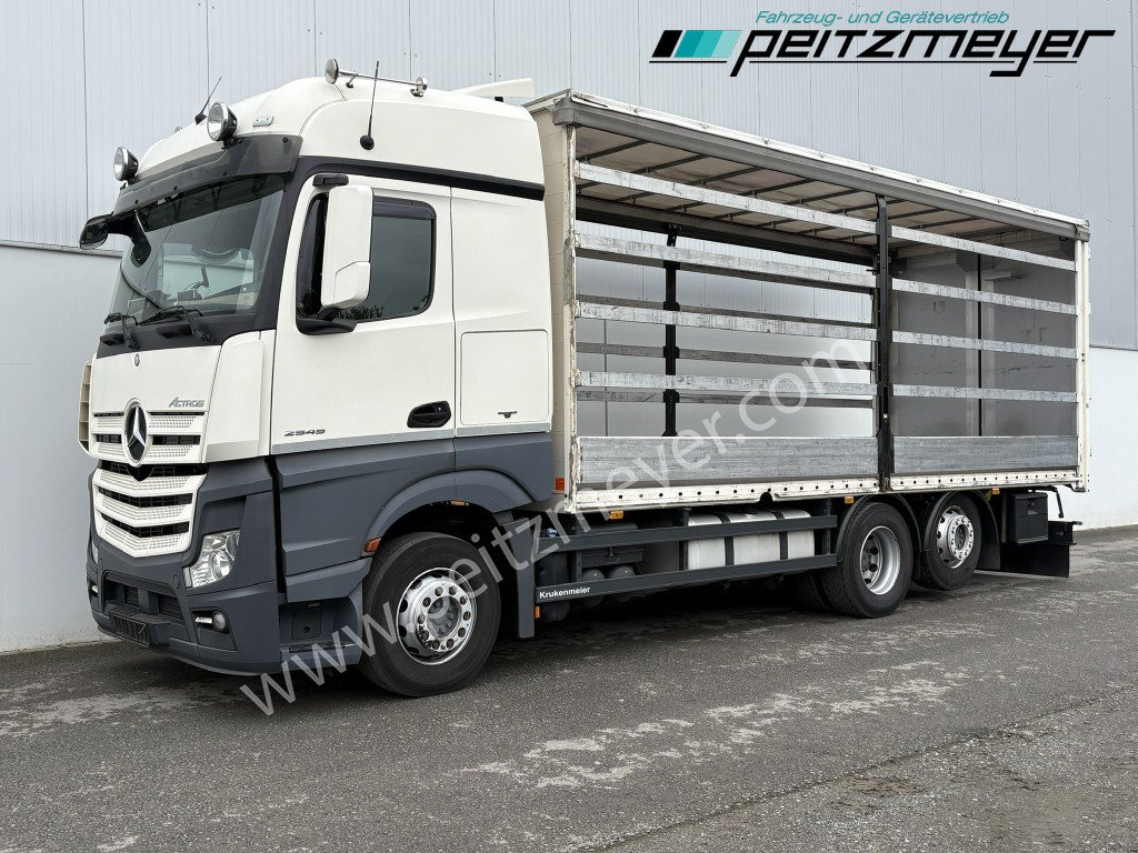 MERCEDES-BENZ Actros 2545 LL Pritsche, Klima, Standklima, PPC, EU 6 MP 4 - Edscha - Бортова вантажівка/ Платформа: фото 1 MERCEDES-BENZ Actros 2545 LL Pritsche, Klima, Standklima, PPC, EU 6 MP 4 - Edscha - Бортова вантажівка/ Платформа: фото 1