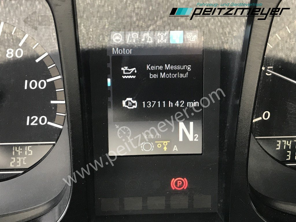 Бортова вантажівка/ Платформа, Вантажівка з маніпулятором MERCEDES-BENZ Antos 2536 LL Pritsche HMF 2110-L5 5 fach Ausschub mit Steinzange: фото 10