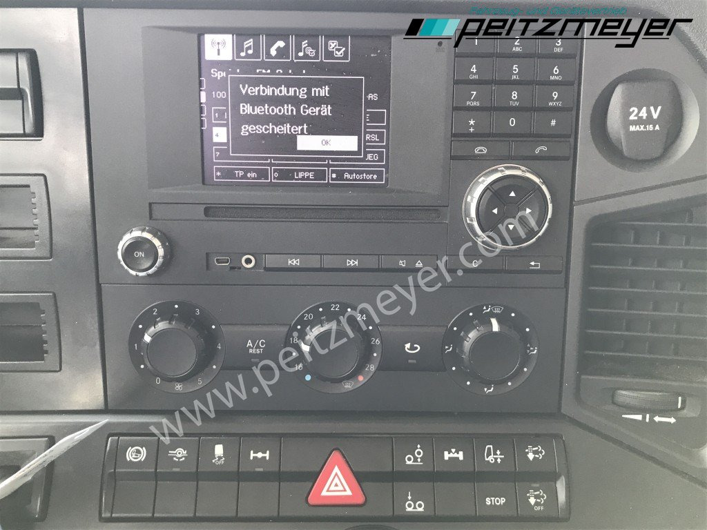 Бортова вантажівка/ Платформа, Вантажівка з маніпулятором MERCEDES-BENZ Antos 2536 LL Pritsche HMF 2110-L5 5 fach Ausschub mit Steinzange: фото 21
