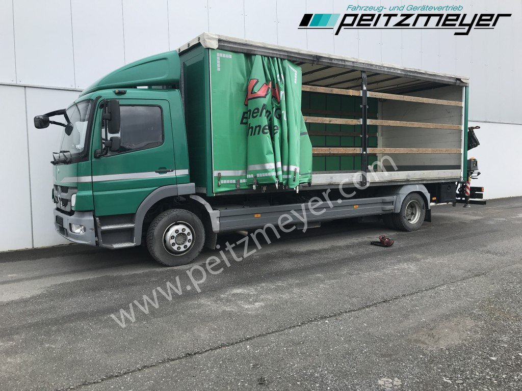 Тентована вантажівка, Вантажівка з маніпулятором MERCEDES-BENZ Atego 1224 L Pritsche m. Heckkran Funk 4 x hydraulisch: фото 30