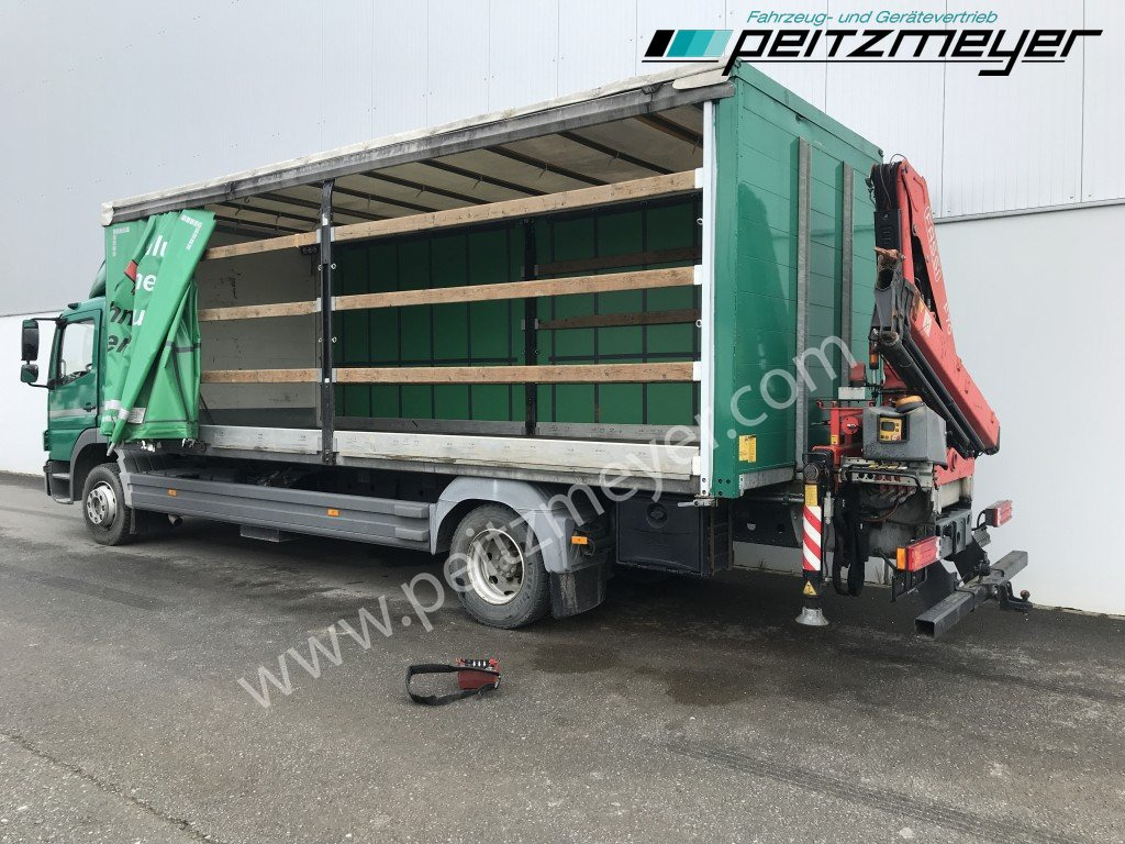 Тентована вантажівка, Вантажівка з маніпулятором MERCEDES-BENZ Atego 1224 L Pritsche m. Heckkran Funk 4 x hydraulisch: фото 26