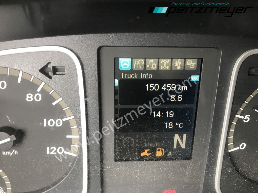 Тентована вантажівка MERCEDES-BENZ Atego 818 L Pritsche+LBW, Klima, 2 x AHK: фото 9