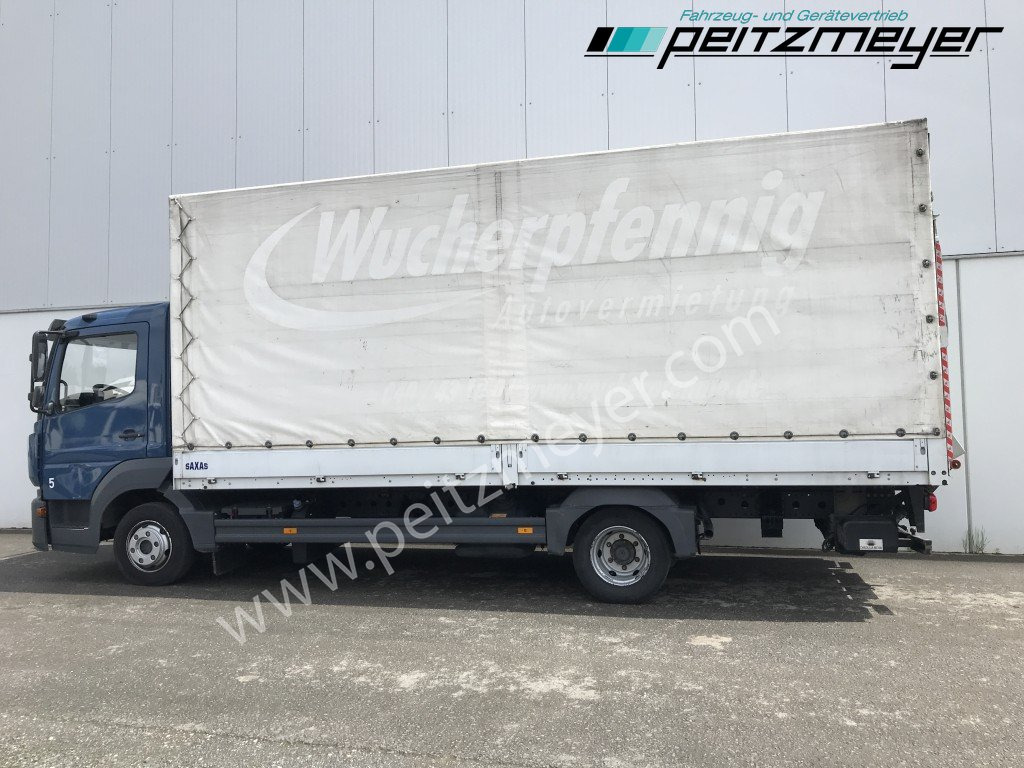 Тентована вантажівка MERCEDES-BENZ Atego 818 L Pritsche+LBW, Klima, 2 x AHK: фото 7