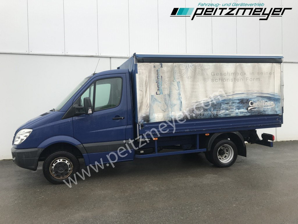 Тентований фургон MERCEDES-BENZ Sprinter 515 CDI Pritsche mit Schiebeplane: фото 8