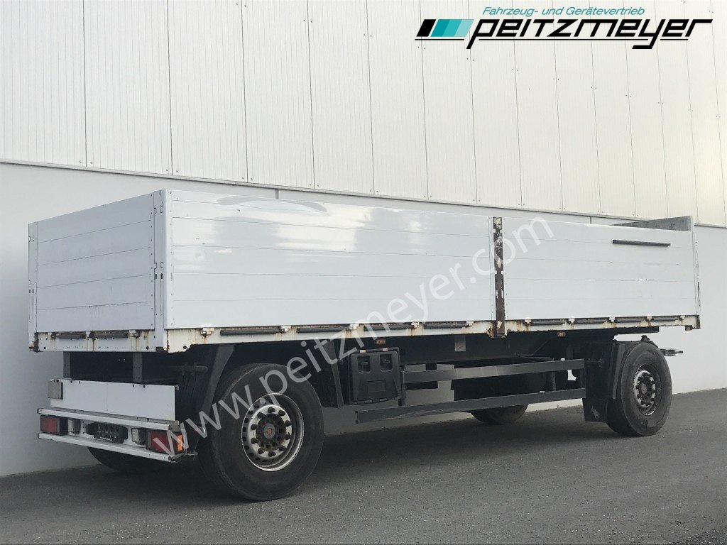 SCHMITZ 2 Achs Pritschenanhänger AFG 18 Baustoff - Бортовий причіп/ Платформа: фото 1 SCHMITZ 2 Achs Pritschenanhänger AFG 18 Baustoff - Бортовий причіп/ Платформа: фото 1
