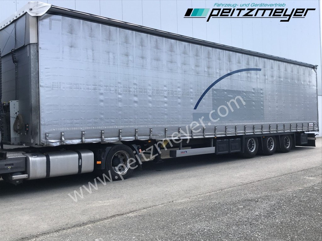 SCHMITZ 3 Achs Pritschenauflieger SCS 24/L-13.62 Mega, Power-Curtain Jumbo, Edscha, RSAB, - Тентований напівпричіп: фото 4 SCHMITZ 3 Achs Pritschenauflieger SCS 24/L-13.62 Mega, Power-Curtain Jumbo, Edscha, RSAB, - Тентований напівпричіп: фото 4