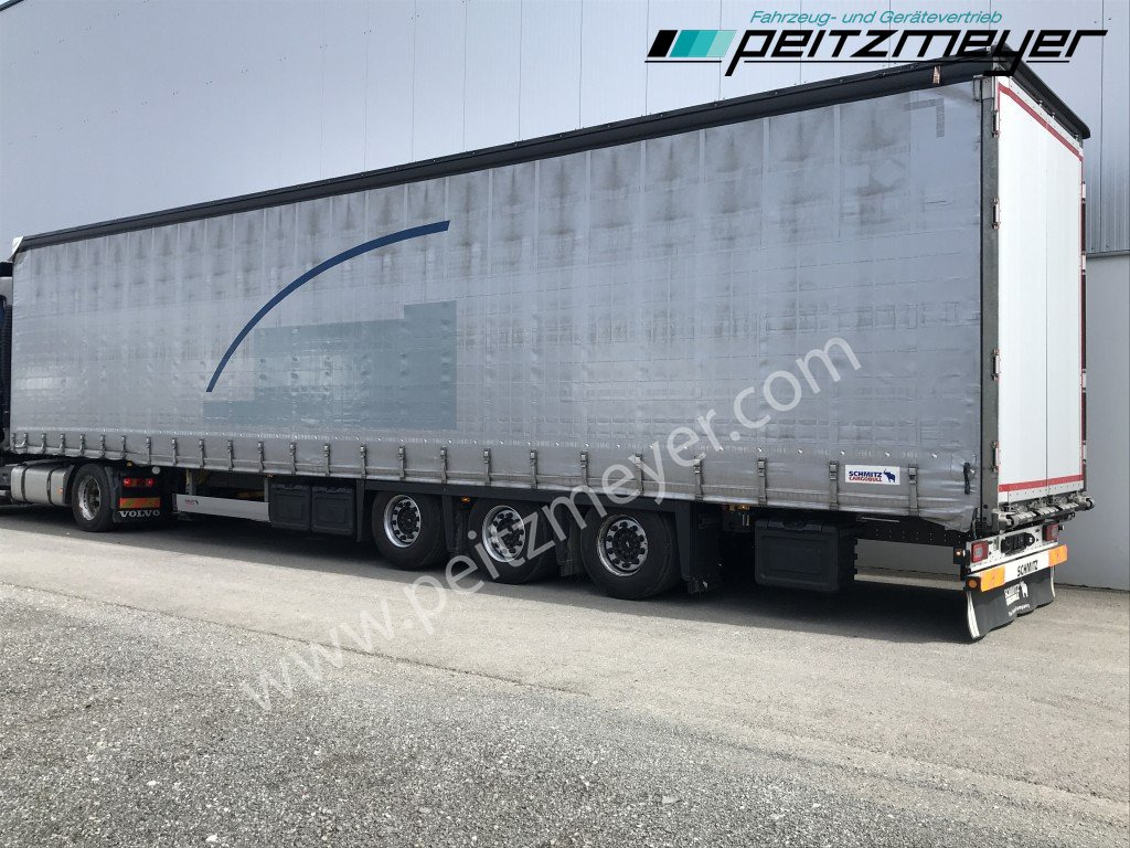 SCHMITZ 3 Achs Pritschenauflieger SCS 24/L-13.62 Mega, Power-Curtain Jumbo, Edscha, RSAB, - Тентований напівпричіп: фото 2 SCHMITZ 3 Achs Pritschenauflieger SCS 24/L-13.62 Mega, Power-Curtain Jumbo, Edscha, RSAB, - Тентований напівпричіп: фото 2