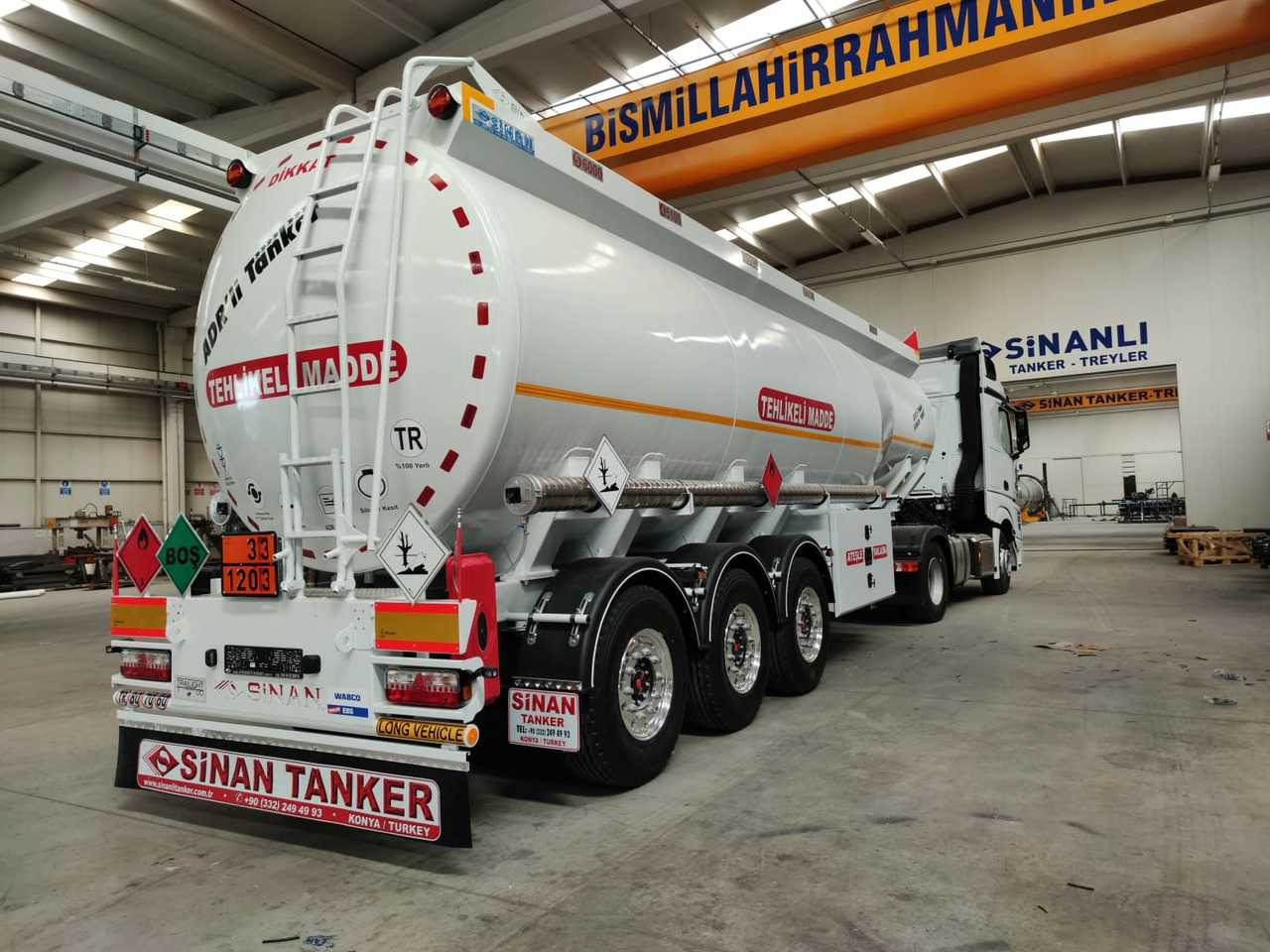 Новий Напівпричіп цистерна Для транспортування палива SINAN TANKER-TREYLER Aluminium, fuel tanker- Бензовоз Алюминьевый: фото 17
