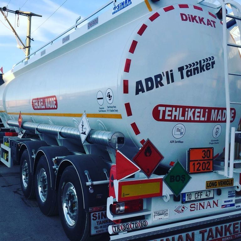 Новий Напівпричіп цистерна Для транспортування палива SINAN TANKER-TREYLER Aluminium, fuel tanker- Бензовоз Алюминьевый: фото 12