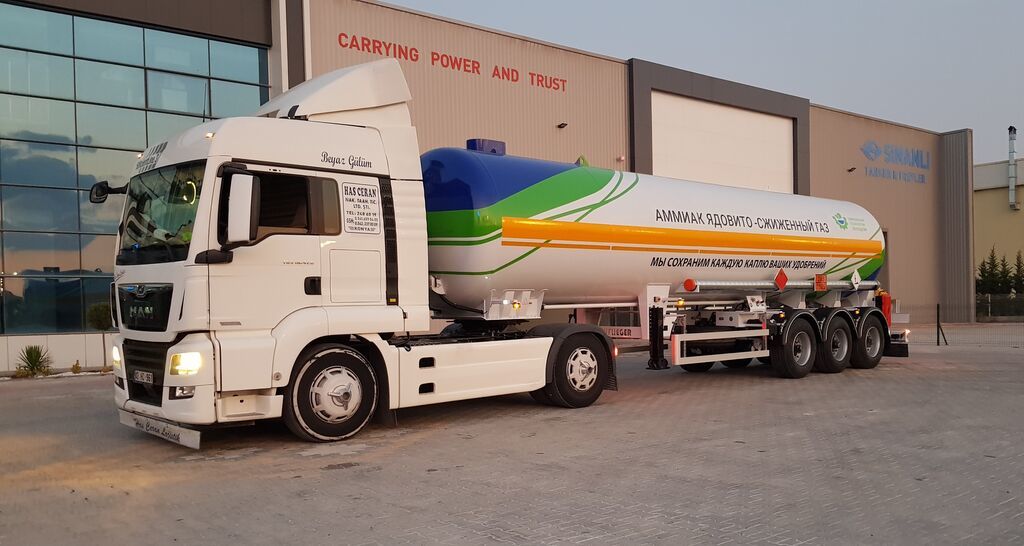 SINAN TANKER-TREYLER Ammonia Tanker - Аммиаковоз Автоцистерна - صهريج نقل الأمونيوم - Напівпричіп цистерна: фото 2 SINAN TANKER-TREYLER Ammonia Tanker - Аммиаковоз Автоцистерна - صهريج نقل الأمونيوم - Напівпричіп цистерна: фото 2