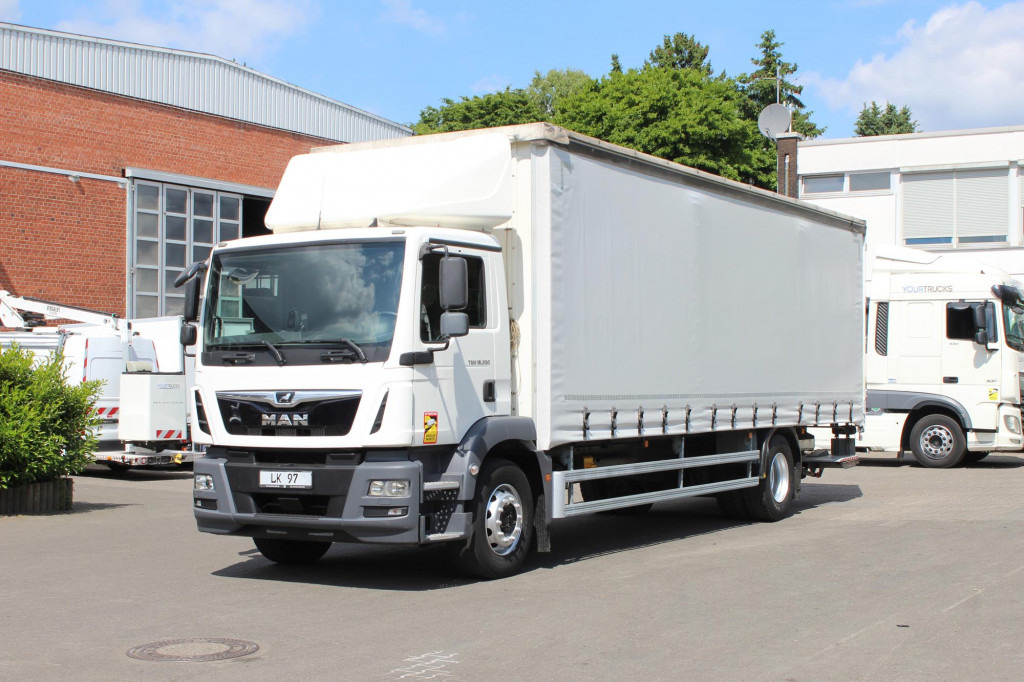 MAN TGM 18.290 EURO 6 Plane Klima LDW Edscha LBW - Тентована вантажівка: фото 1 MAN TGM 18.290 EURO 6 Plane Klima LDW Edscha LBW - Тентована вантажівка: фото 1