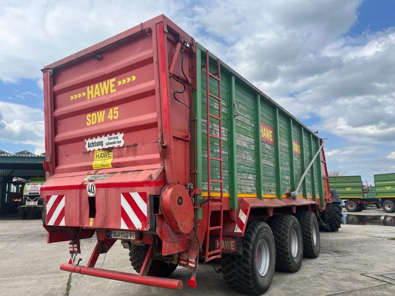 HAWE Tridem SDW 45T mit Heckentleerung - Сільськогосподарський причіп самоскид: фото 3 HAWE Tridem SDW 45T mit Heckentleerung - Сільськогосподарський причіп самоскид: фото 3