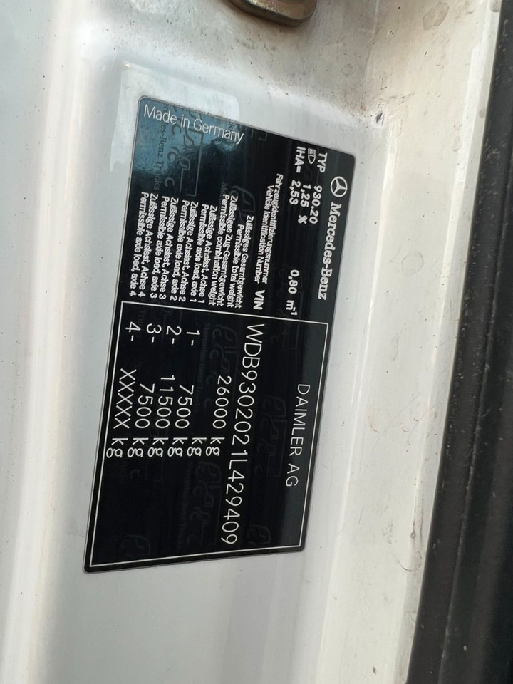 Mercedes-Benz Actros 2532 6x2 MP3 Faun Power Press 524 - Сміттєвози: фото 5 Mercedes-Benz Actros 2532 6x2 MP3 Faun Power Press 524 - Сміттєвози: фото 5