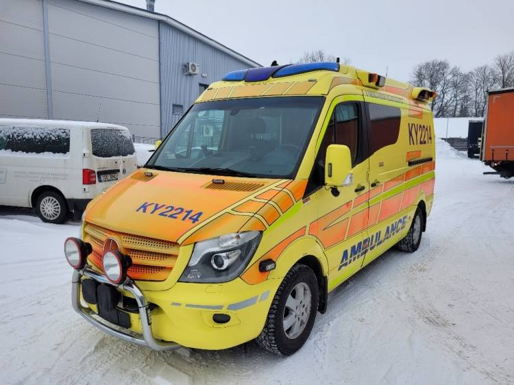MERCEDES – BENZ SPRINTER AMBULANCE (TAMLANS) KLIMA, 11.2016, EURO 6 - Карета швидкої допомоги: фото 2 MERCEDES – BENZ SPRINTER AMBULANCE (TAMLANS) KLIMA, 11.2016, EURO 6 - Карета швидкої допомоги: фото 2
