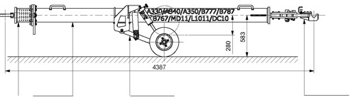 Aircraft Towbar Universal MD11, L1011, DC10, B767, A330, A340, A350, B777, B787 - Аеродромне обладнання: фото 2 Aircraft Towbar Universal MD11, L1011, DC10, B767, A330, A340, A350, B777, B787 - Аеродромне обладнання: фото 2
