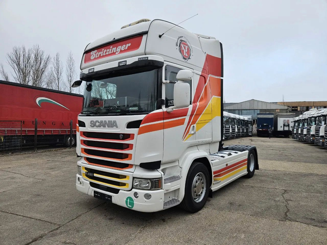 Scania R490 TopLine, Full Spoiler, New G2V2 Tachograph - Тягач: фото 1 Scania R490 TopLine, Full Spoiler, New G2V2 Tachograph - Тягач: фото 1
