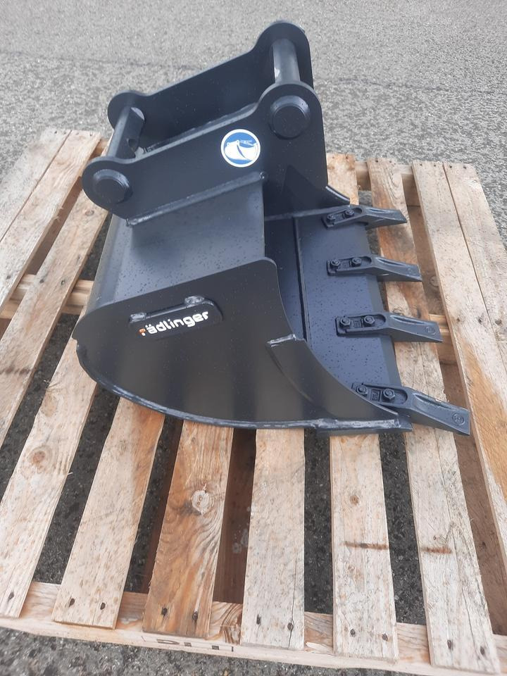 Rädlinger Tieflöffel 60 cm MS 01 Minibagger Bagger Lehnhoff - Ківш екскаватора: фото 1 Rädlinger Tieflöffel 60 cm MS 01 Minibagger Bagger Lehnhoff - Ківш екскаватора: фото 1