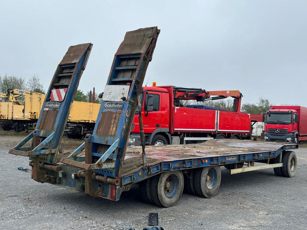 Goldhofer Tieflader TU 3-24/80 Tiefladeranhänger Rampen - Низькорамна платформа причіп: фото 4 Goldhofer Tieflader TU 3-24/80 Tiefladeranhänger Rampen - Низькорамна платформа причіп: фото 4