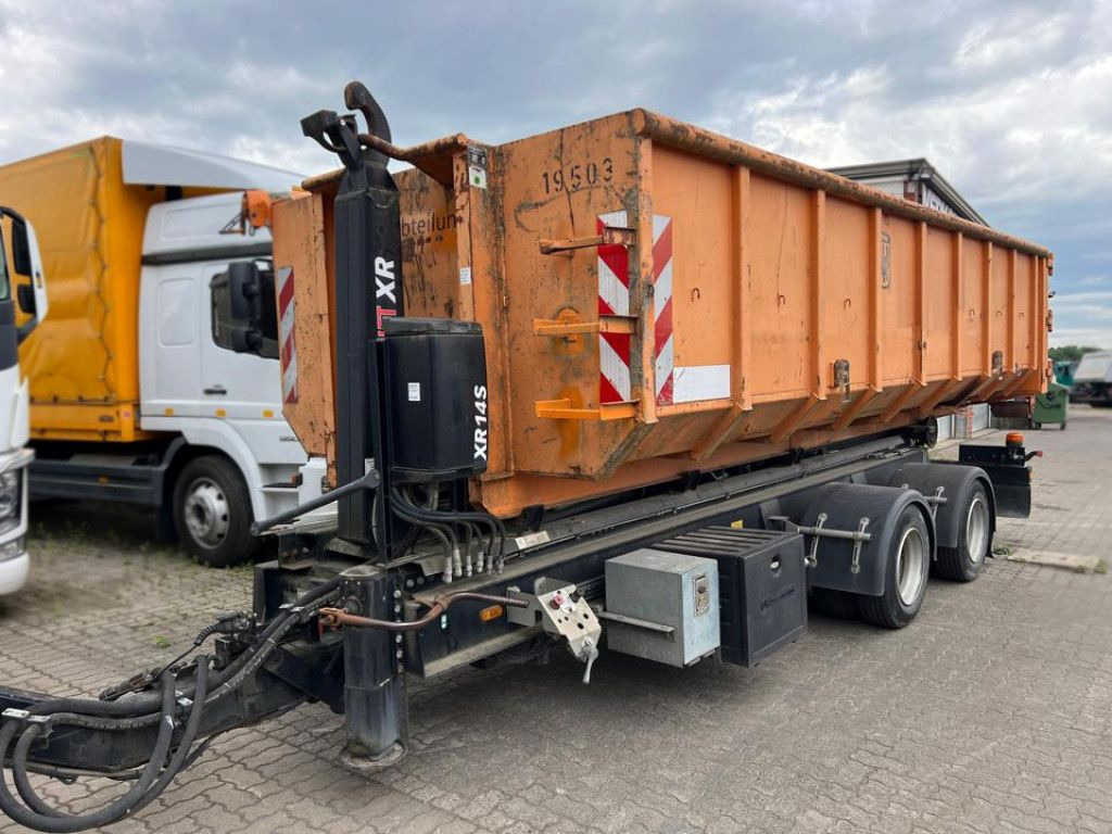 Hüffermann 2-achs Abrollanhänger HTA 16.62 Containeranhänge - Причіп мультиліфт/ Бункеровоз: фото 1 Hüffermann 2-achs Abrollanhänger HTA 16.62 Containeranhänge - Причіп мультиліфт/ Бункеровоз: фото 1