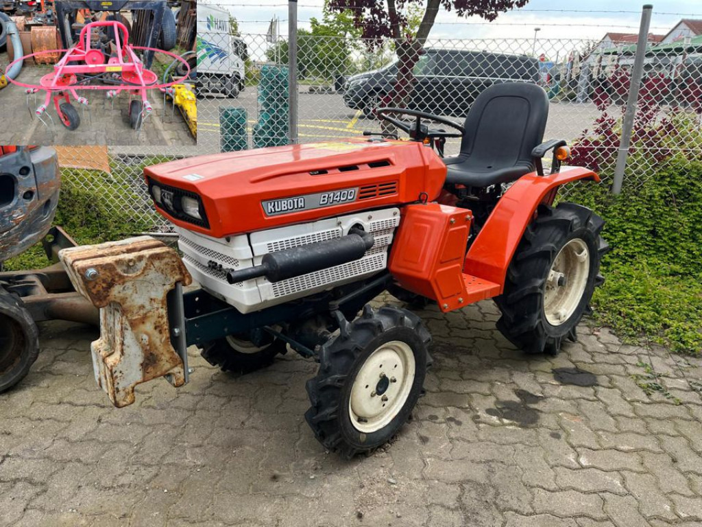 KUBOTA Trecker 1400 Diverse mit Zapfwelle am Heck und Heuwender - Мінітрактор: фото 1 KUBOTA Trecker 1400 Diverse mit Zapfwelle am Heck und Heuwender - Мінітрактор: фото 1