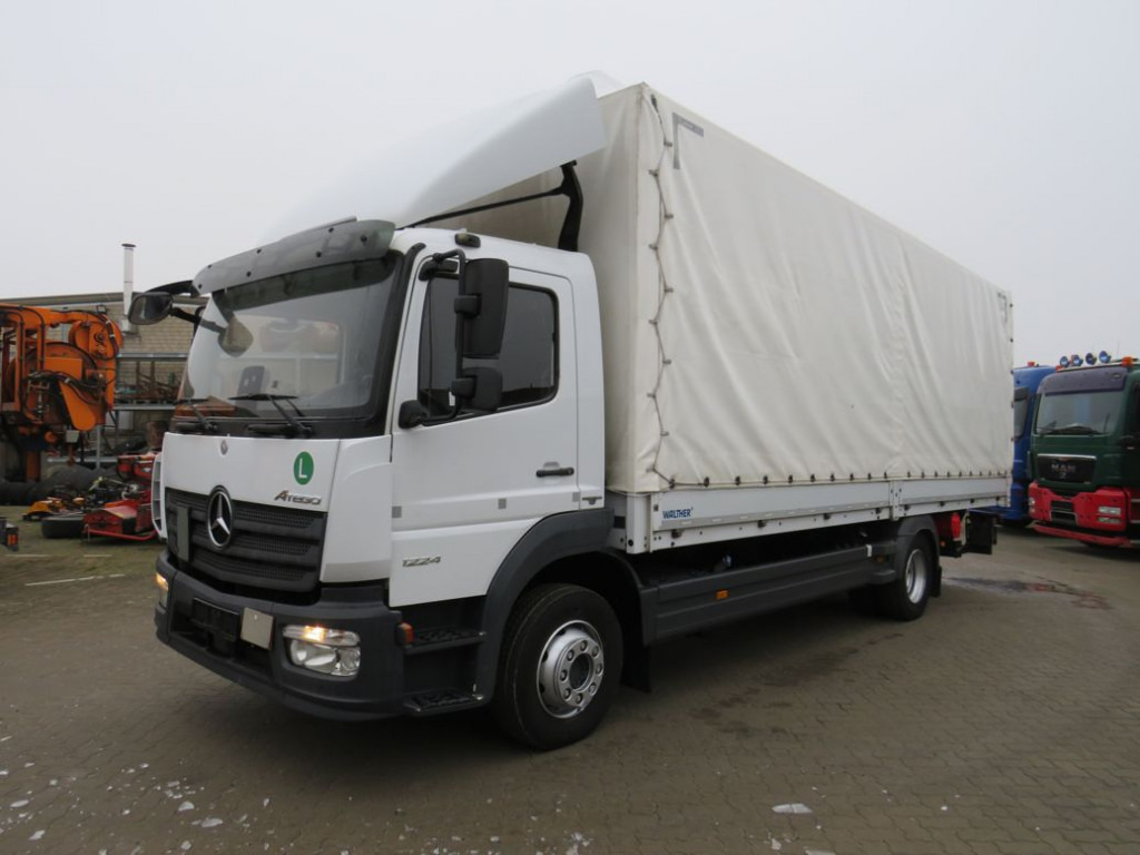 MERCEDES-BENZ Atego 1224 L Pritsche LBW LBW 1.5to - Тентована вантажівка: фото 1 MERCEDES-BENZ Atego 1224 L Pritsche LBW LBW 1.5to - Тентована вантажівка: фото 1