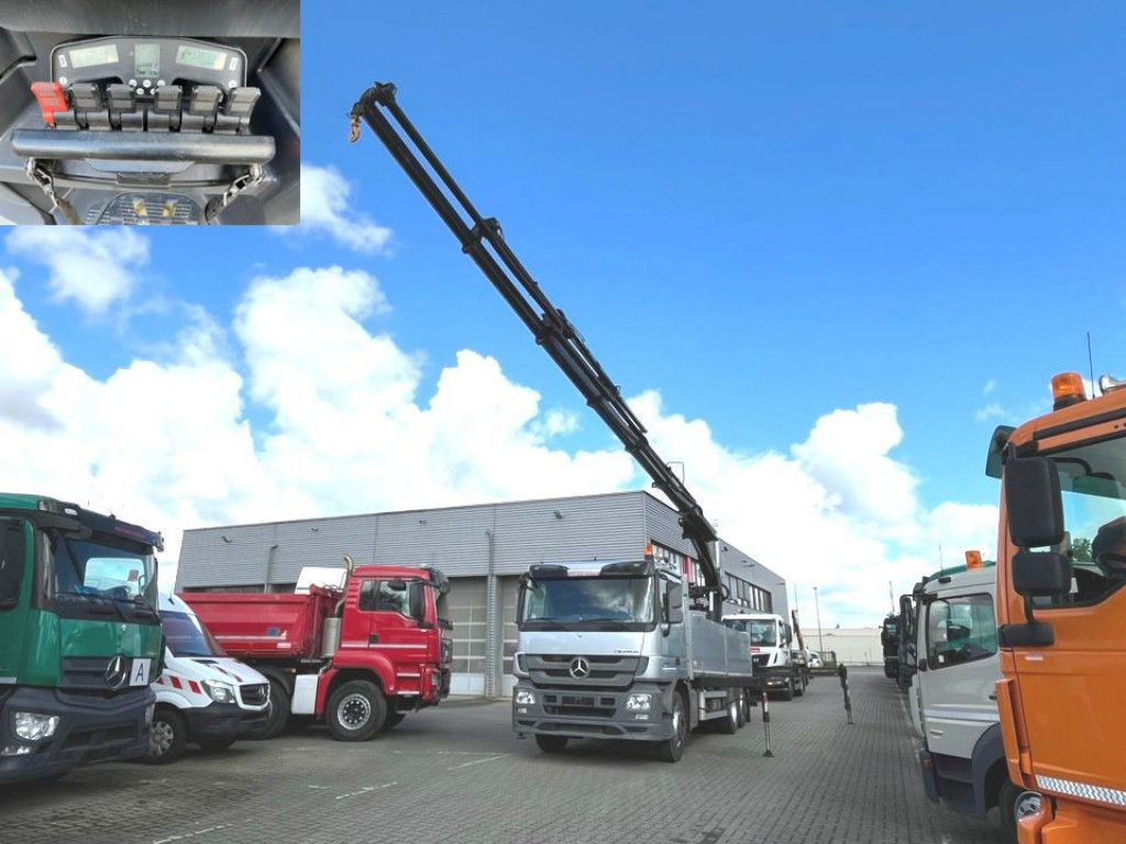 Mercedes-Benz Actros 2546 L 6x2 Pritsche Heckkran Hiab 288 6x - Бортова вантажівка/ Платформа, Вантажівка з маніпулятором: фото 1 Mercedes-Benz Actros 2546 L 6x2 Pritsche Heckkran Hiab 288 6x - Бортова вантажівка/ Платформа, Вантажівка з маніпулятором: фото 1