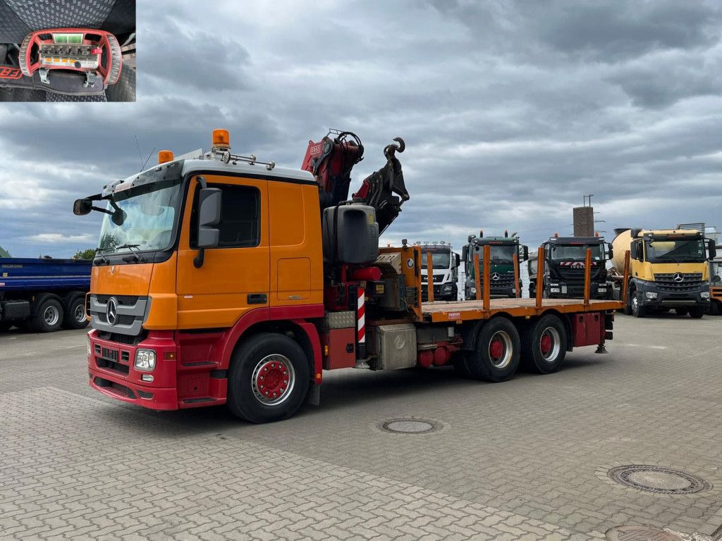 Mercedes-Benz Actros 2646 L 6x4 Pritsche Kran Fassi 450 45m/t Mercedes-Benz Actros 2646 L 6x4 Pritsche Kran Fassi 450 45m/t - Вантажівка з маніпулятором, Бортова вантажівка/ Платформа: фото 3 Mercedes-Benz Actros 2646 L 6x4 Pritsche Kran Fassi 450 45m/t Mercedes-Benz Actros 2646 L 6x4 Pritsche Kran Fassi 450 45m/t - Вантажівка з маніпулятором, Бортова вантажівка/ Платформа: фото 3