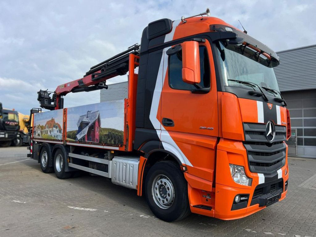 Mercedes-Benz Actros 2648 L 6x2 Pritsche Heckkran 3xhydr.Aussc - Вантажівка з маніпулятором: фото 2 Mercedes-Benz Actros 2648 L 6x2 Pritsche Heckkran 3xhydr.Aussc - Вантажівка з маніпулятором: фото 2
