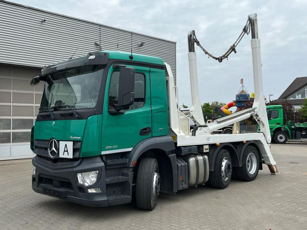 Mercedes-Benz Antos 2540 L 6x2 Absetzkipper Vorlauf Lenk - Скіповий навантажувач вантажівка: фото 1 Mercedes-Benz Antos 2540 L 6x2 Absetzkipper Vorlauf Lenk - Скіповий навантажувач вантажівка: фото 1