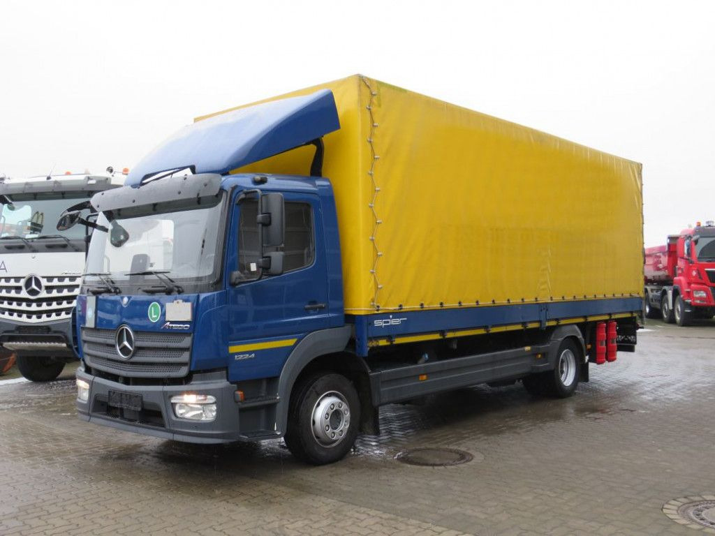 Mercedes-Benz Atego 1224 L Pritsche LBW LBW 1.5to - Тентована вантажівка: фото 1 Mercedes-Benz Atego 1224 L Pritsche LBW LBW 1.5to - Тентована вантажівка: фото 1
