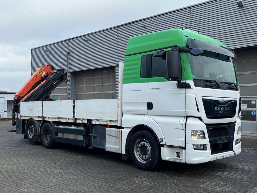 MAN TG-X 26.480 6x2 Pritsche Heckkran Palfinger 2400 - Вантажівка, Вантажівка з маніпулятором: фото 2 MAN TG-X 26.480 6x2 Pritsche Heckkran Palfinger 2400 - Вантажівка, Вантажівка з маніпулятором: фото 2