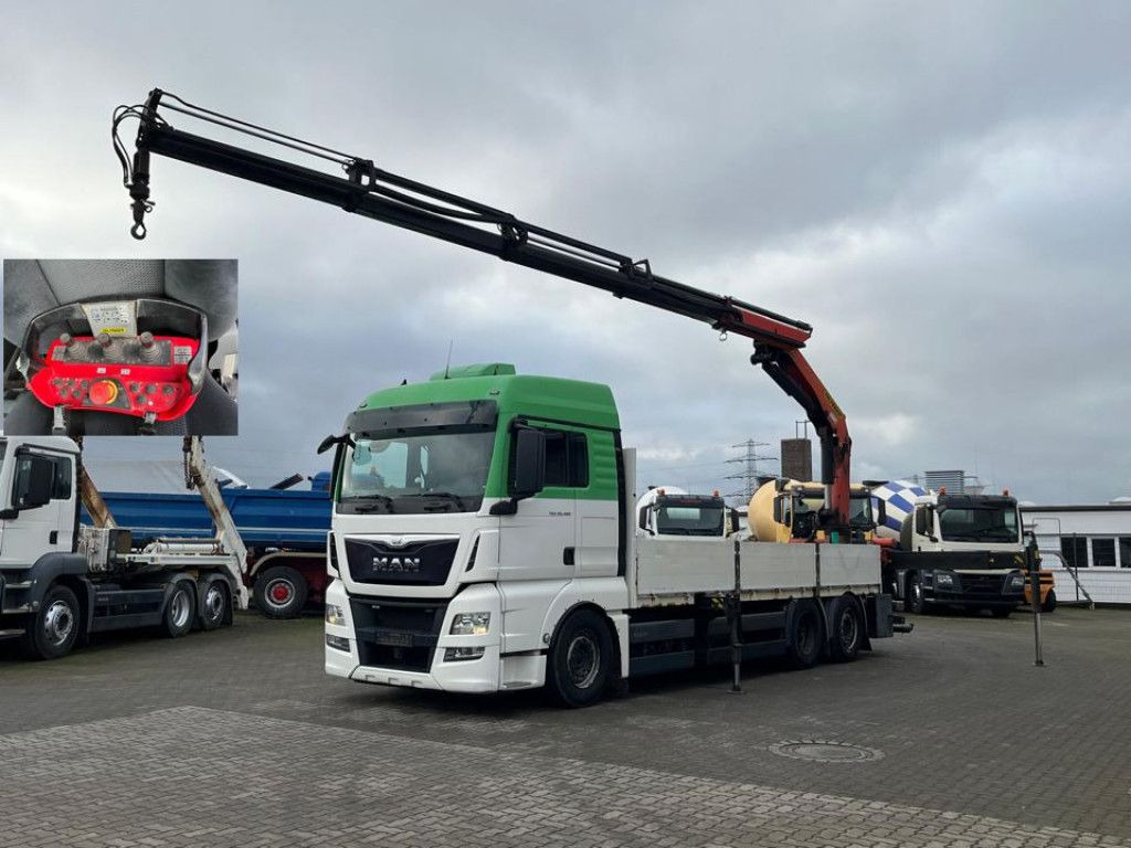 MAN TG-X 26.480 6x2 Pritsche Heckkran Palfinger 2400 - Вантажівка, Вантажівка з маніпулятором: фото 1 MAN TG-X 26.480 6x2 Pritsche Heckkran Palfinger 2400 - Вантажівка, Вантажівка з маніпулятором: фото 1