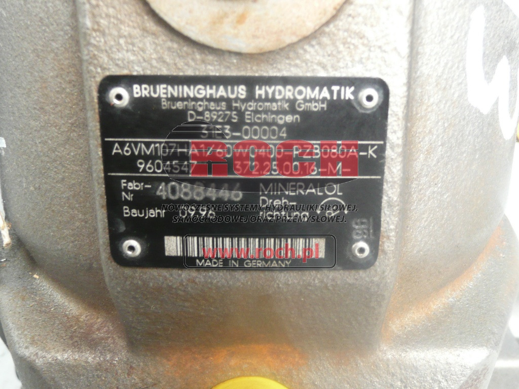 BRUENINGHAUS HYDROMATIK A6VM107HA1/60W0400-PZB080A-K 9604547 372.25.00.16-M- 31E3-00004 + 536845 MHB25FNPA20/BO20T20V11-047 350 BAR - Гідравлічний мотор: фото 2 BRUENINGHAUS HYDROMATIK A6VM107HA1/60W0400-PZB080A-K 9604547 372.25.00.16-M- 31E3-00004 + 536845 MHB25FNPA20/BO20T20V11-047 350 BAR - Гідравлічний мотор: фото 2