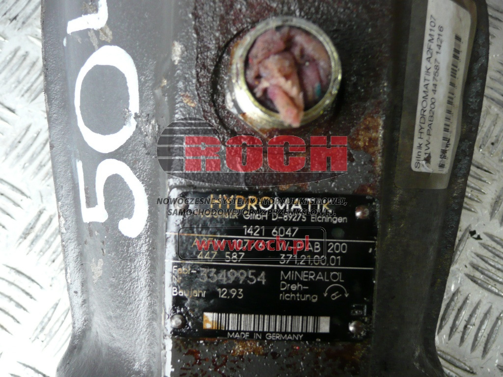 HYDROMATIK 14216047 A2FM107/61W-PAB200 447587 371.21.00.01 - Гідравлічний мотор: фото 1 HYDROMATIK 14216047 A2FM107/61W-PAB200 447587 371.21.00.01 - Гідравлічний мотор: фото 1