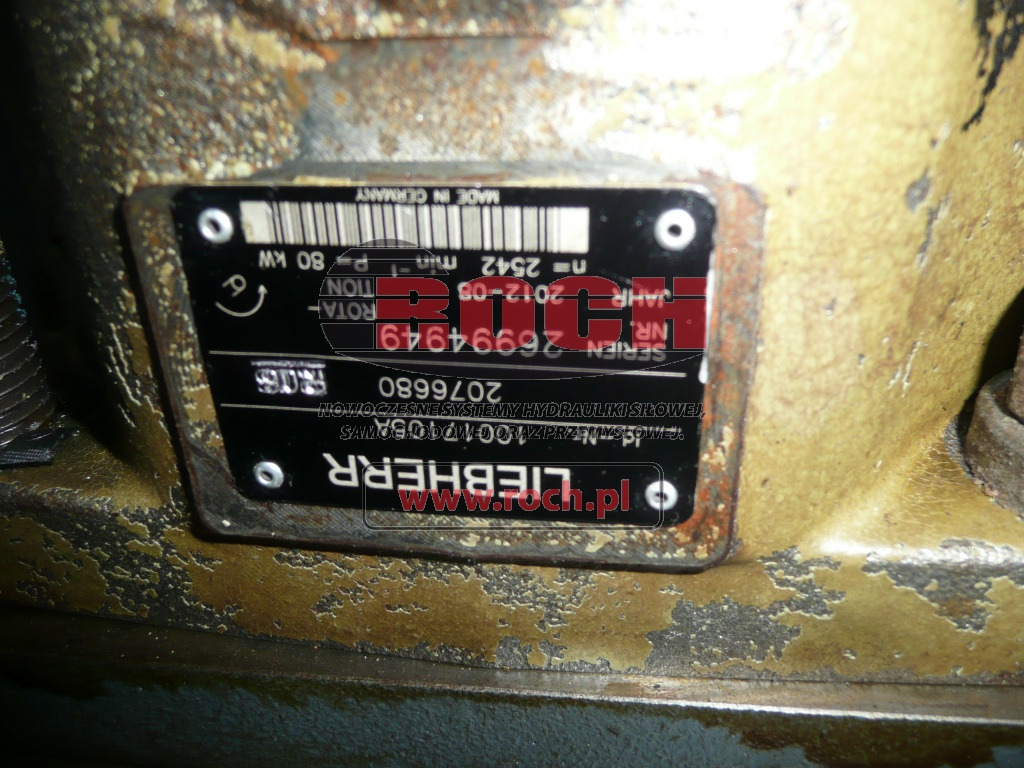 LIEBHERR + BRUENINGHAUS HYDROMATIK L08159A+ 10017105A 2076680+ A10VO45DFR1/31L-VSC12N00-S0413 0991084 02600006+ 10470652A 2136109 - Гідронасос: фото 2 LIEBHERR + BRUENINGHAUS HYDROMATIK L08159A+ 10017105A 2076680+ A10VO45DFR1/31L-VSC12N00-S0413 0991084 02600006+ 10470652A 2136109 - Гідронасос: фото 2