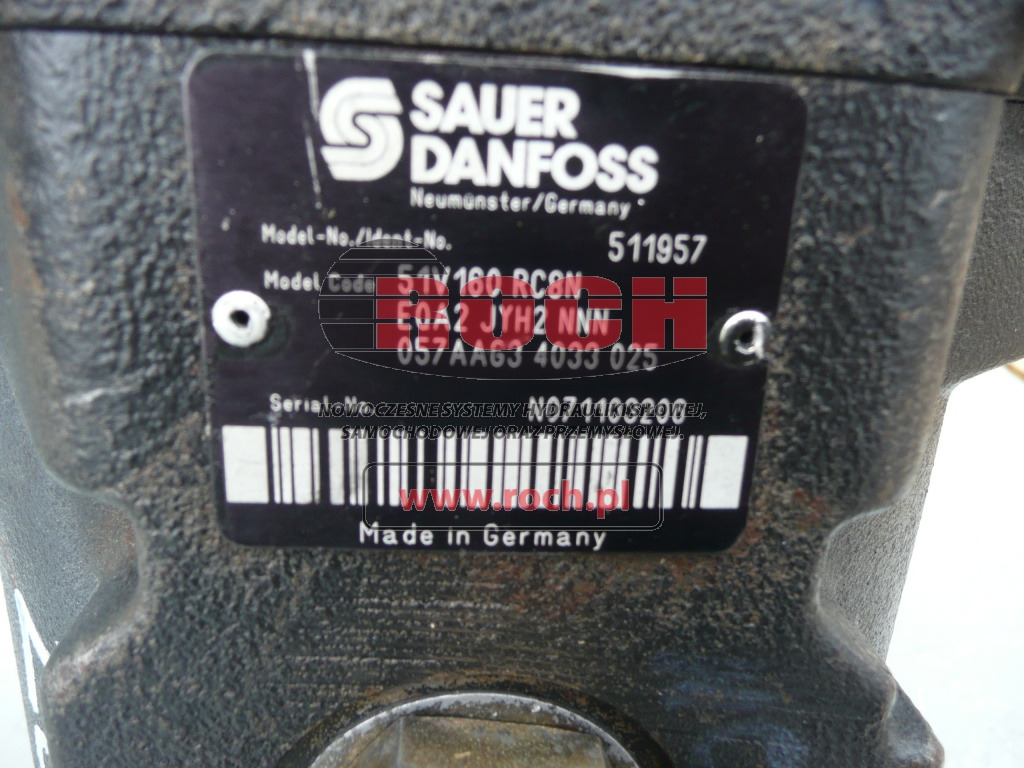 SAUER 51V160RC8N EQA2JYH2NNN 057AAG34033025 511957 - Гідравлічний мотор: фото 2 SAUER 51V160RC8N EQA2JYH2NNN 057AAG34033025 511957 - Гідравлічний мотор: фото 2