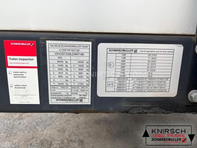 Тентований напівпричіп Schwarzmüller TÜV NEU Mega, XL, DC 9.5, Getränke, SAF: фото 16