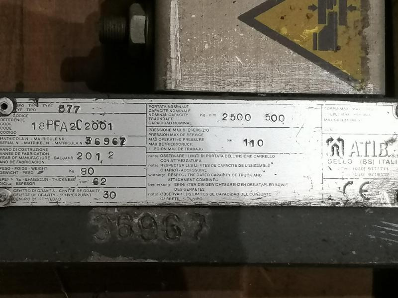 Atib TDL 577 - Вила в категорії Вантажно-розвантажувальна техніка: фото 5 Atib TDL 577 - Вила в категорії Вантажно-розвантажувальна техніка: фото 5