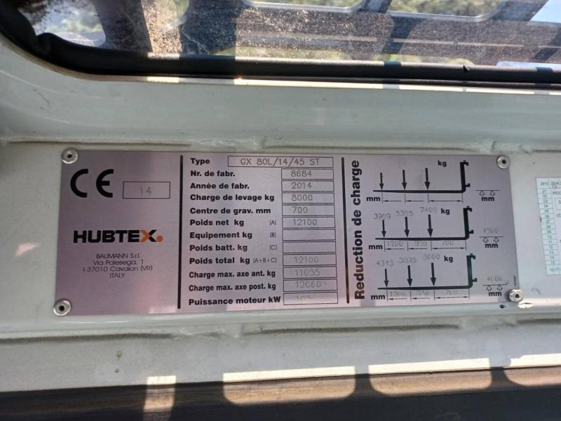 Навантажувач боковий Hubtex GX 80L/14/45 ST: фото 20