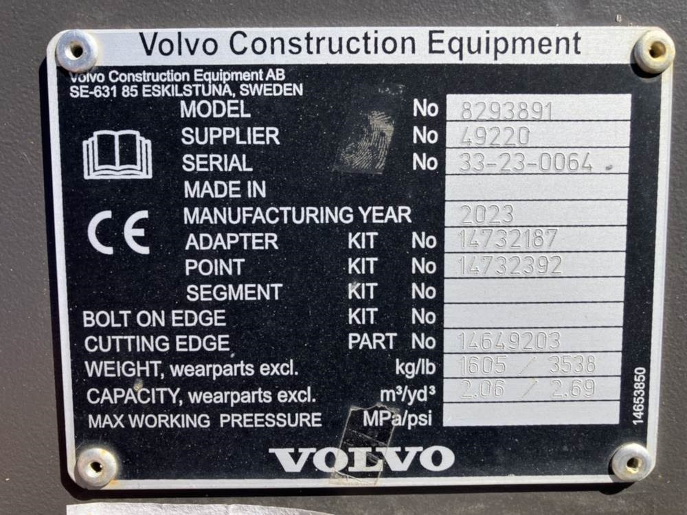 Volvo Tieflöffel mit Zähne S2 - Екскаватор-навантажувач: фото 4 Volvo Tieflöffel mit Zähne S2 - Екскаватор-навантажувач: фото 4