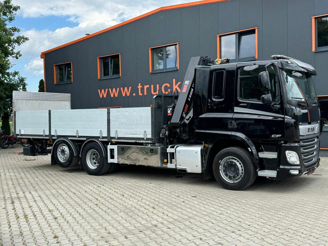 DAF CF 450 FAN 6x2 Pritsche mit Kran HIAB 188 E-6 - Бортова вантажівка/ Платформа, Вантажівка з маніпулятором: фото 5 DAF CF 450 FAN 6x2 Pritsche mit Kran HIAB 188 E-6 - Бортова вантажівка/ Платформа, Вантажівка з маніпулятором: фото 5